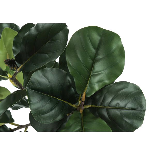 Black Green 47-Inch Indoor Floor Potted Real Touch Decorative Artificial Plant, image 4